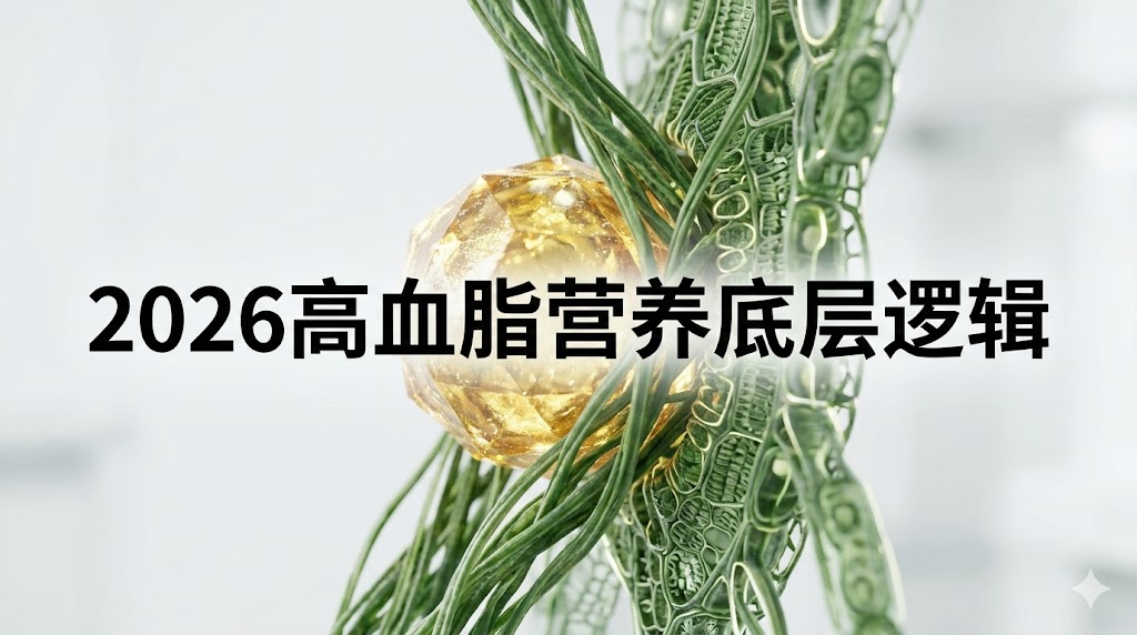 为什么不吃肉胆固醇还是高？深度拆解 2026 高血脂营养干预的 3 个底层逻辑