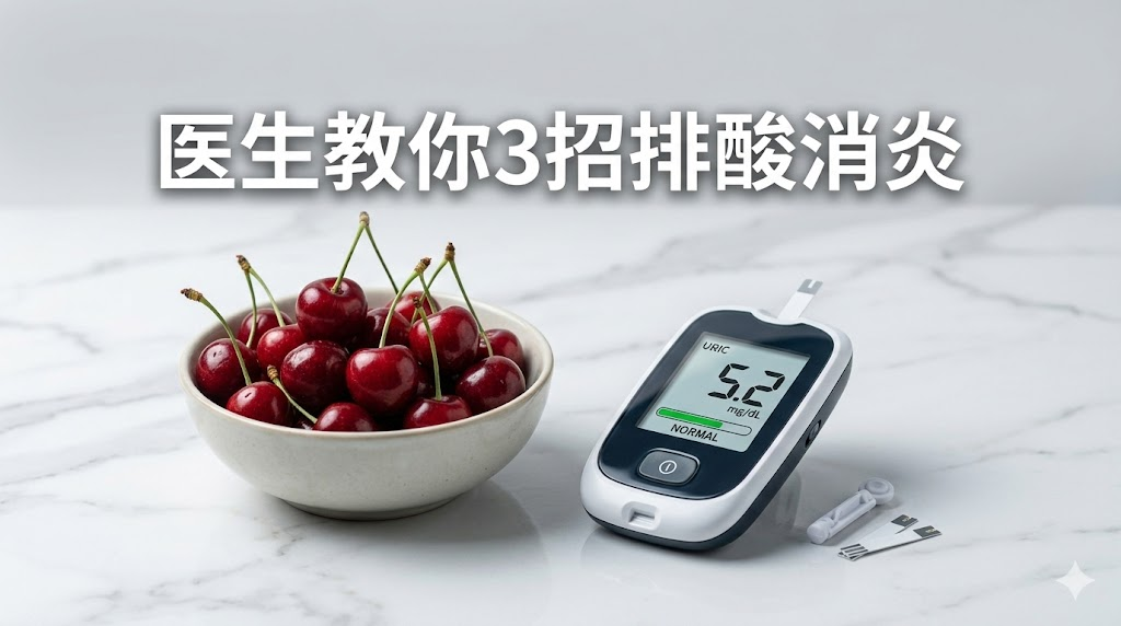 尿酸高、痛风石不用愁！营养师教你 3 个吃法，排酸消炎，建议全家人收藏