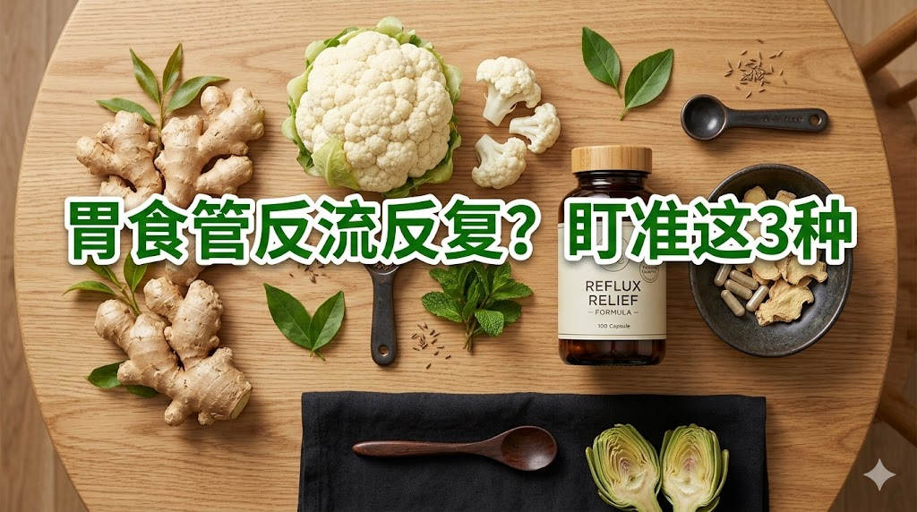 胃食管反流反反复复好不了？营养师教你：盯准这 3 种食物，比单纯吃药管用，建议全家收藏