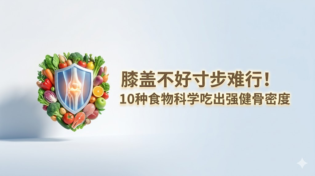 50岁后走路咔咔响？这10种“天然氨糖”换着吃，科学养护软骨不费力！