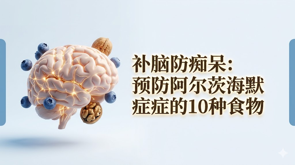 记性变差、总忘事？快吃这10种“补脑果”，科学预防痴呆，大脑年轻10岁！