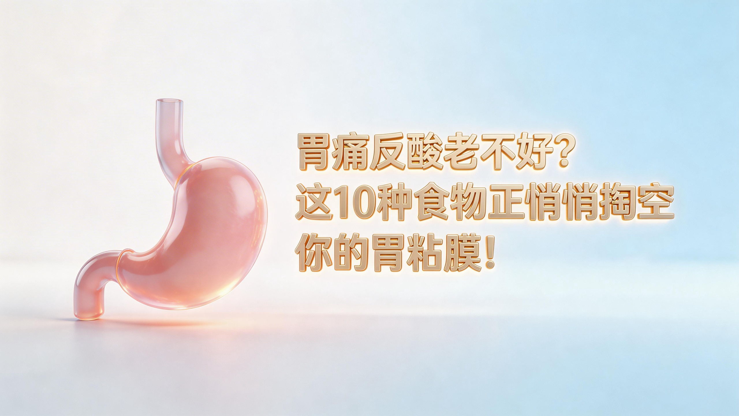 10种食物最伤胃粘膜？胃痛、反酸老不好？40岁后快忌口，别让胃炎变胃癌！
